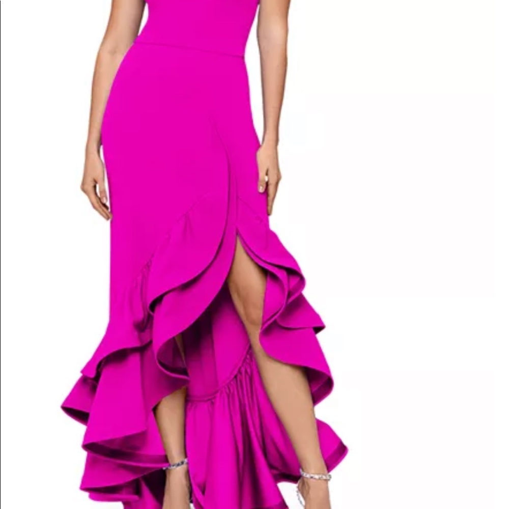 Beautiful Formal Dress , stretch polyester good quality material.